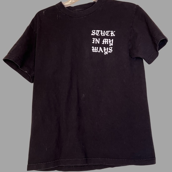 Mens skeleton and rose t shirt - Picture 1 of 2